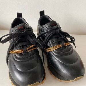 Proenza Schouler Black Sneakers with Gold Accent